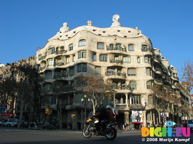 20907 La Pedrera and motorbike